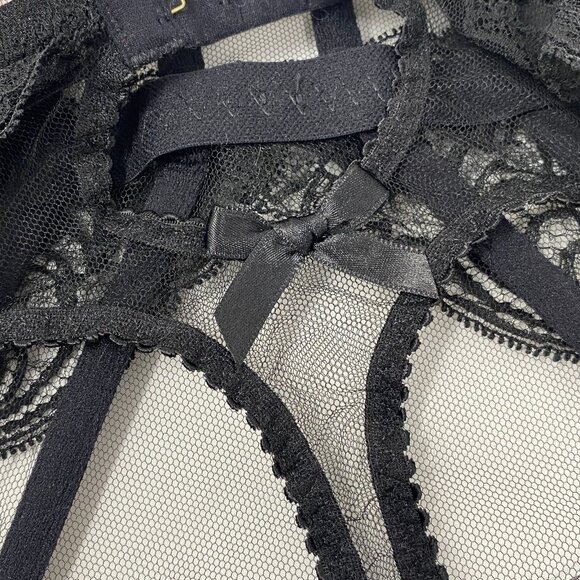 Agent Provocateur Rozlyn Black Thong AP2 Small NWT - Picture 10 of 11